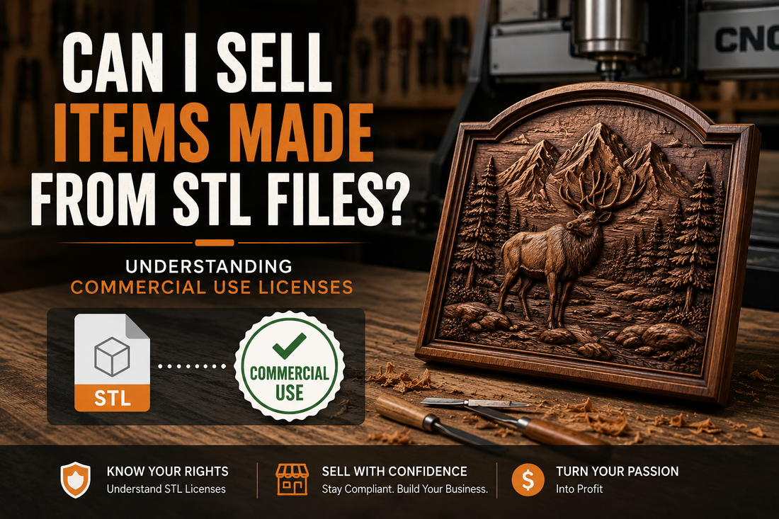 Can I Sell Items Made From Purchased STL Files?