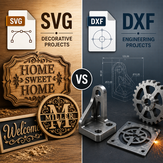 SVG vs DXF for CNC: Which File Format Should You Use?