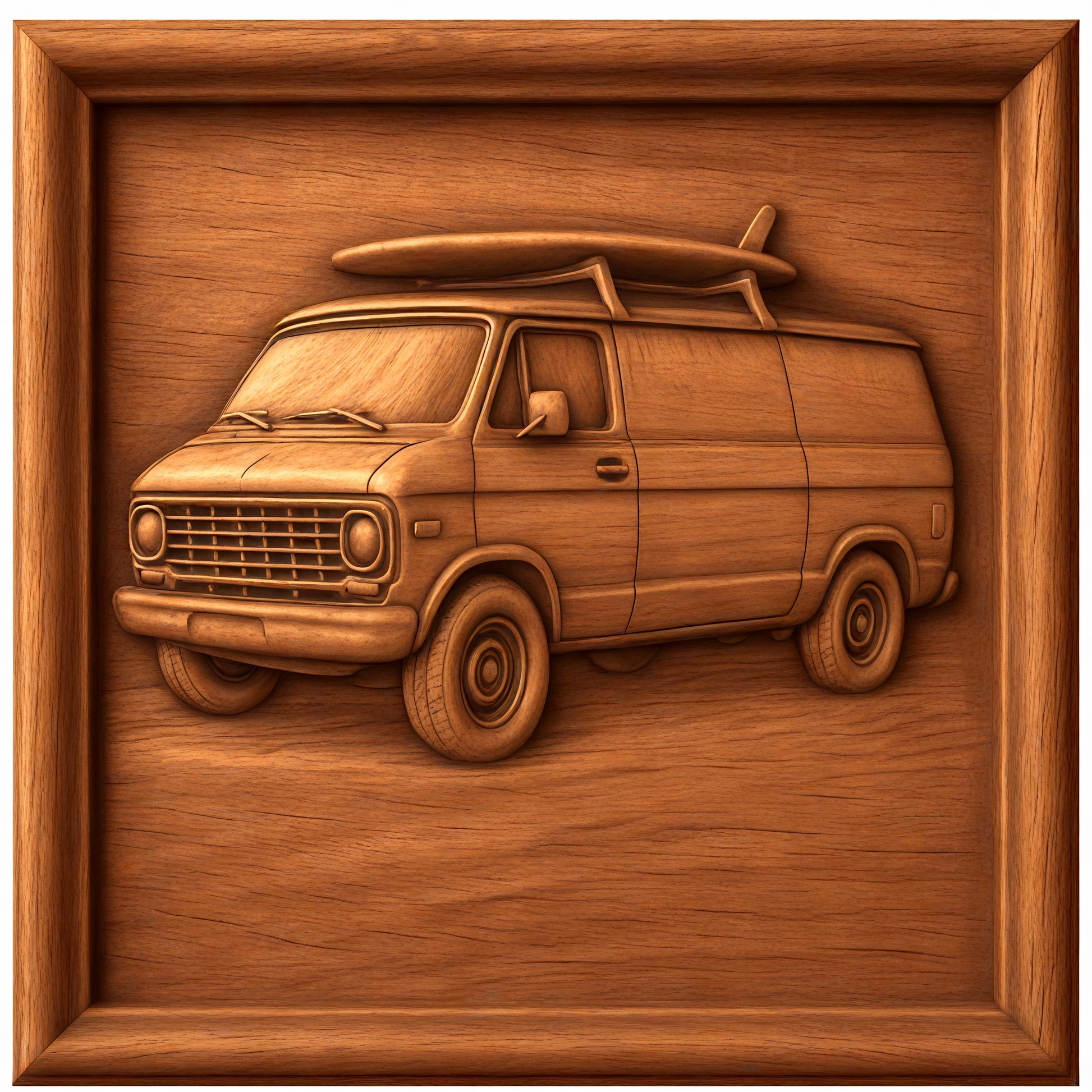 Form Arcade’s Classic Car Collection 8-Pack STL Bundle showcases vintage cars in detailed CNC reliefs—ideal for crafting or 3D printing your own classic car masterpieces.