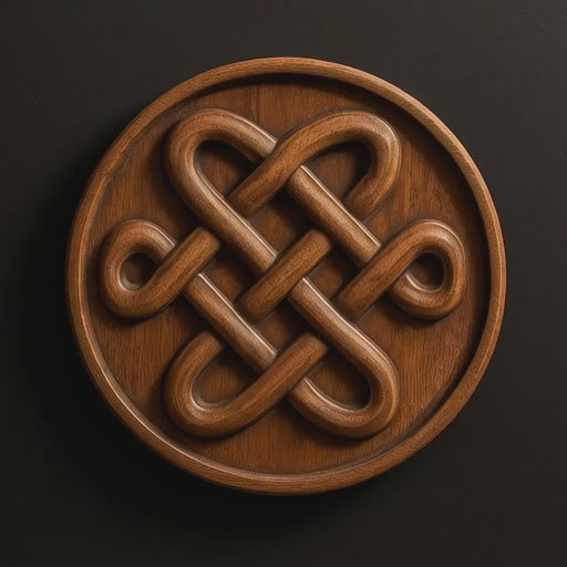 Video showing the relief cut rotating to show the finished cnc cut of the medallion