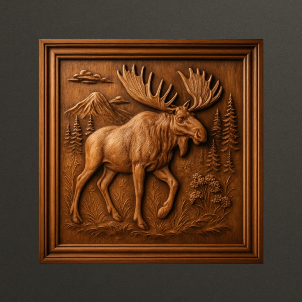 Wildlife CNC Relief Mega Bundle – 40 STL Files | Animal CNC Carving Pack