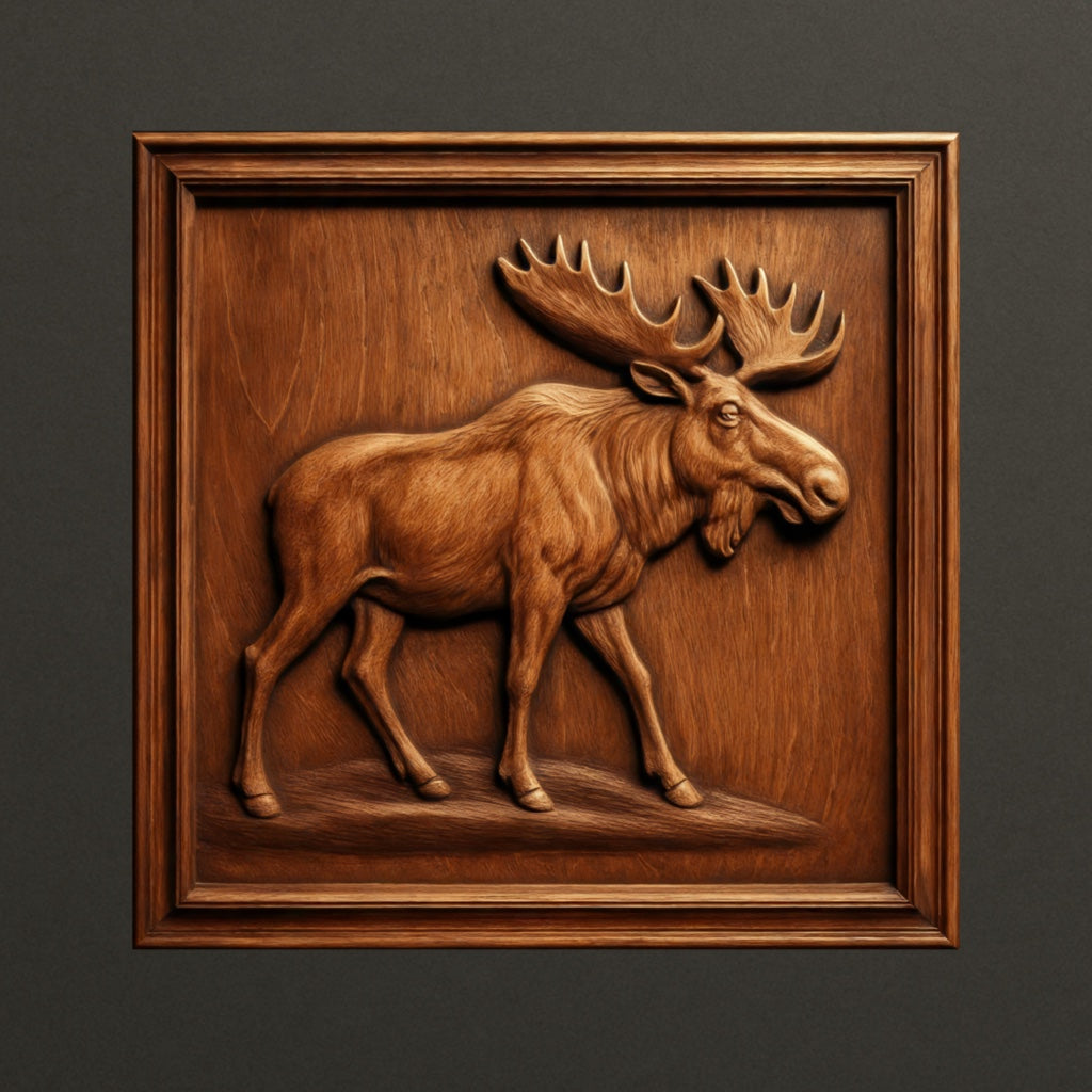 Wildlife CNC Relief Mega Bundle – 40 STL Files | Animal CNC Carving Pack
