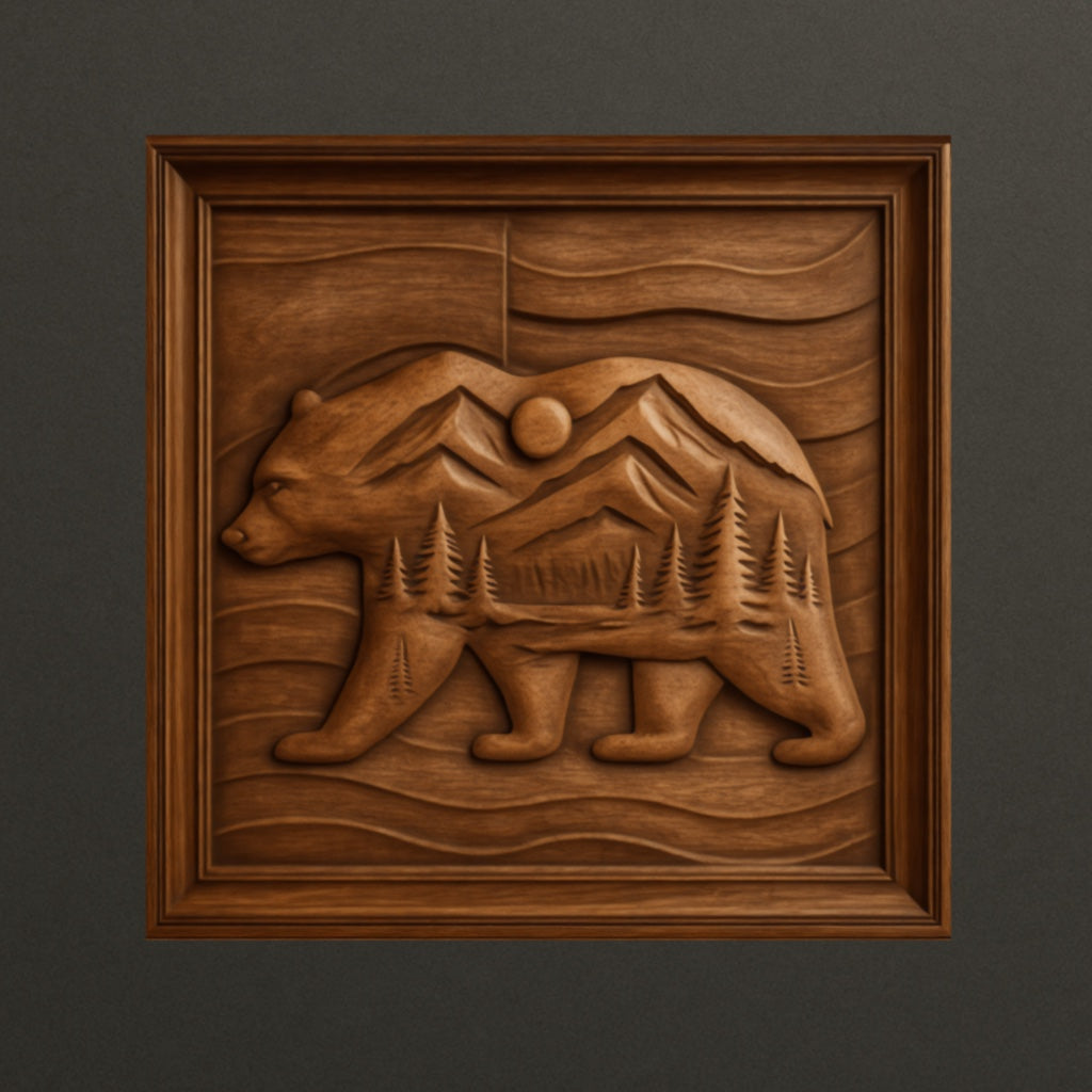 Wildlife CNC Relief Mega Bundle – 40 STL Files | Animal CNC Carving Pack