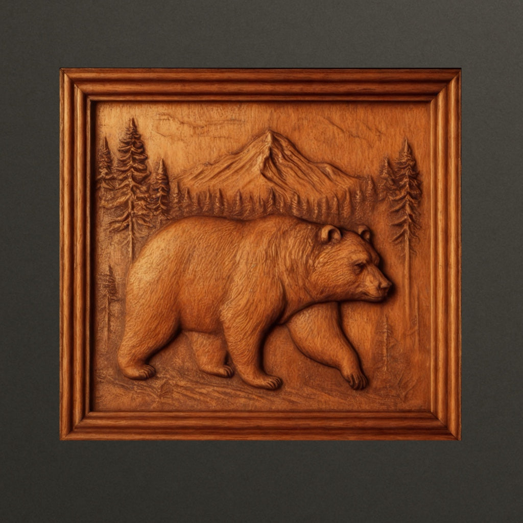 Wildlife CNC Relief Mega Bundle – 40 STL Files | Animal CNC Carving Pack