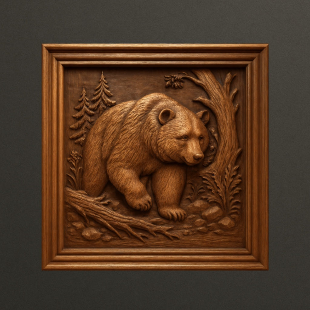 Wildlife CNC Relief Mega Bundle – 40 STL Files | Animal CNC Carving Pack