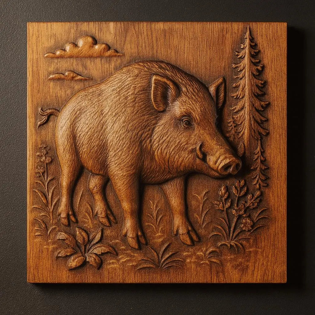 Wildlife CNC Relief Mega Bundle – 40 STL Files | Animal CNC Carving Pack